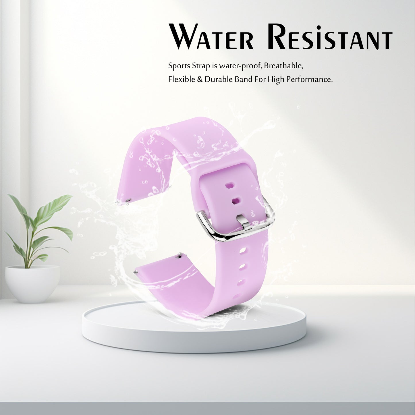 Matrix Accessorize 22MM Silicone Loop Strap (Colour : Pink)