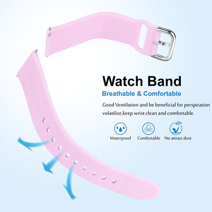 Matrix Accessorize 22MM Silicone Loop Strap (Colour : Pink)