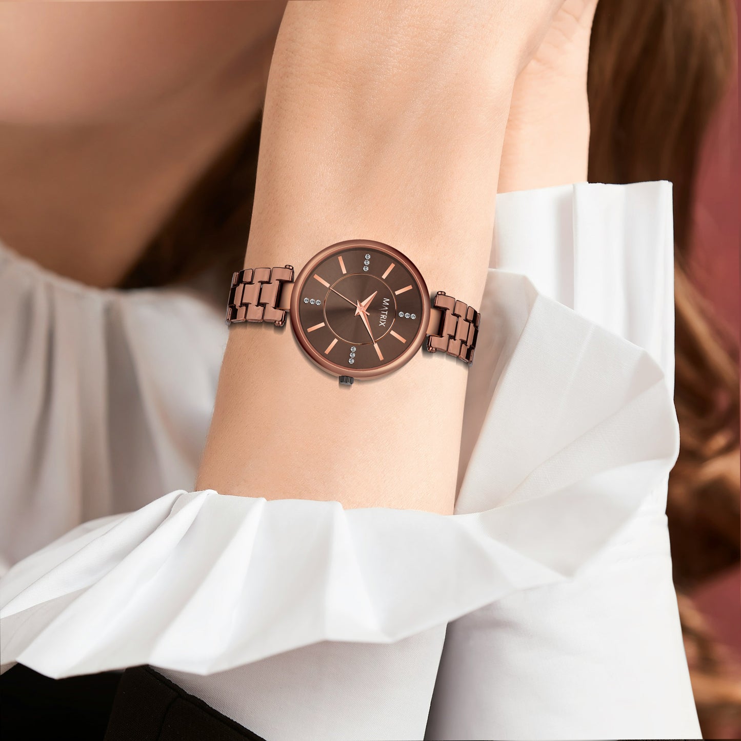 DAISY Stone Studded Bracelet Analog Watch for Women