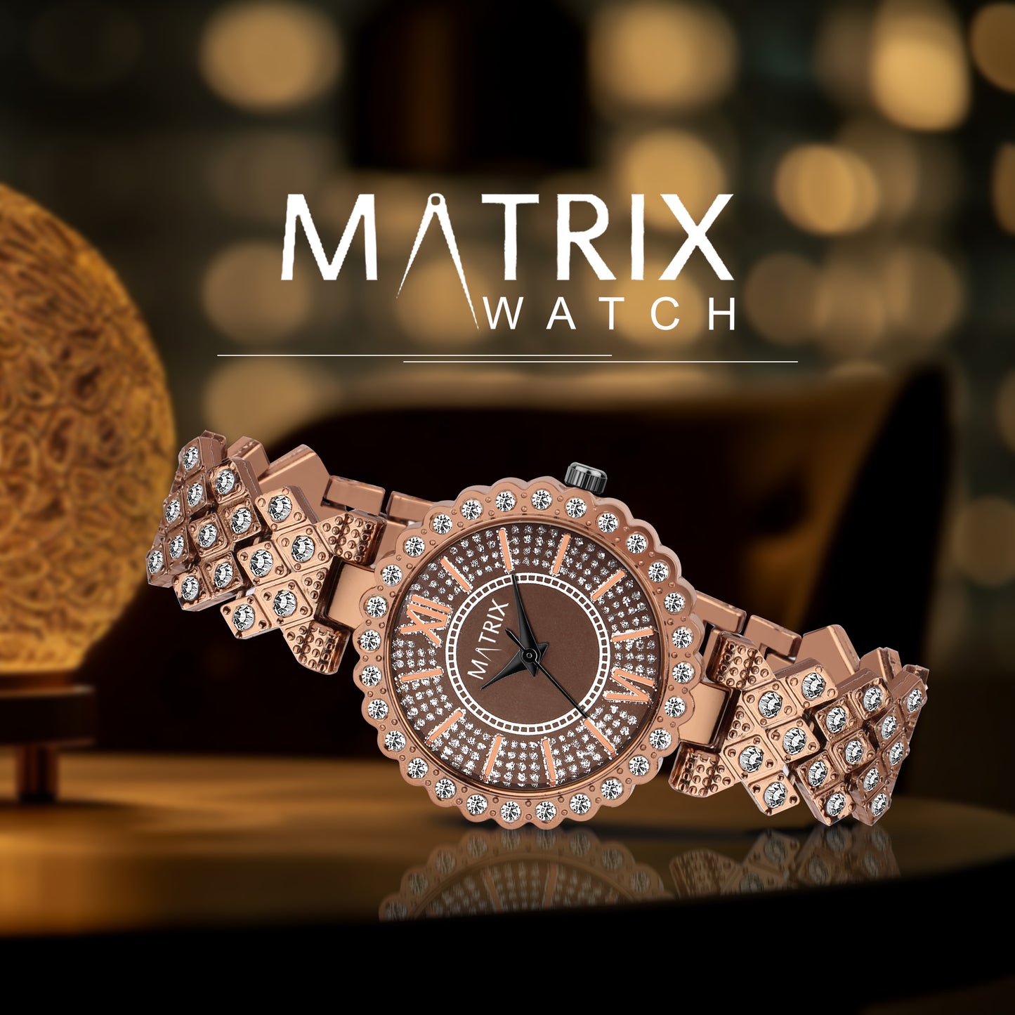 DAISY Stone Studded Bracelet Analog Watch for Women