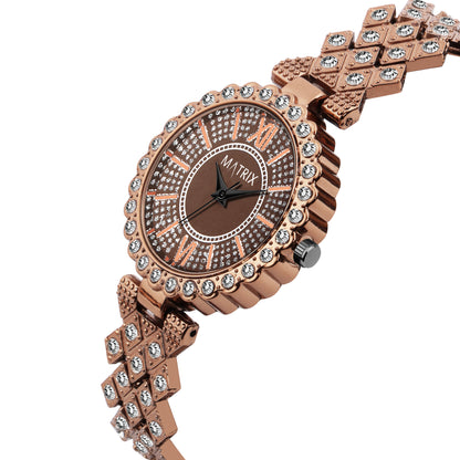 DAISY Stone Studded Bracelet Analog Watch for Women