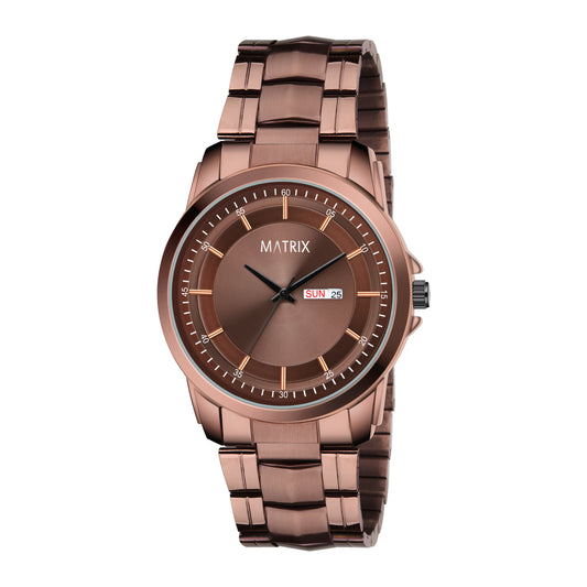 Matrix Legacy Day and Date Chain Strap Analog Watch for Men