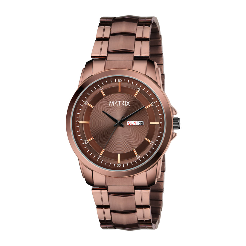 Matrix Legacy Day and Date Chain Strap Analog Watch for Men – Matrix ...