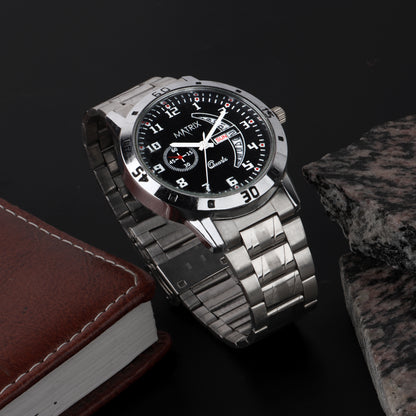 Matrix Classic Stainless Steel Analog Watch For Men