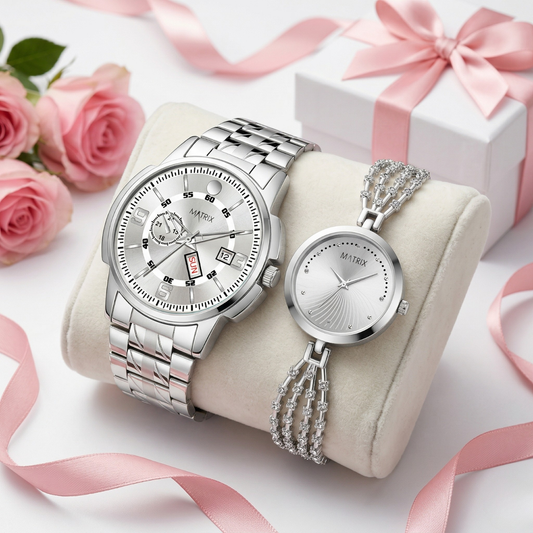 Matrix EVERBOND Analog Couple Watches For Men & Women
