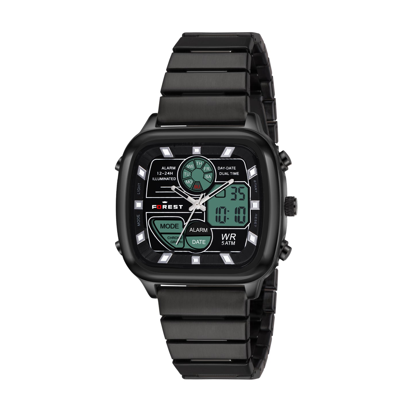 Matrix x Forest Edition ALPHA Digital Stainless Steel Sports Watch  for Men & Boys