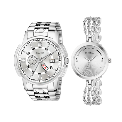 Matrix EVERBOND Analog Couple Watches For Men & Women