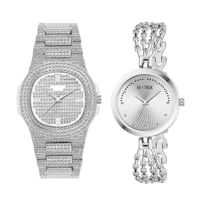 Matrix EVERBOND Analog Couple Watches For Men & Women