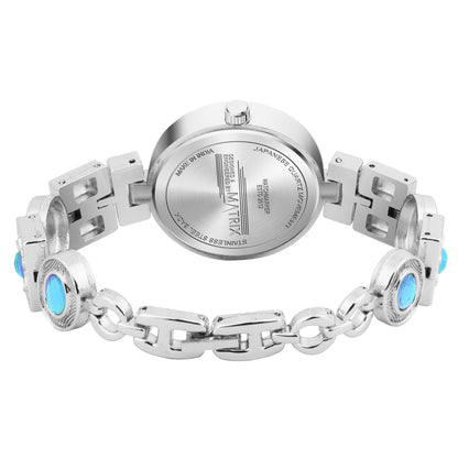 Matrix NEBULA Antique Design, Stone Stud Bracelet Analog Watch for Women