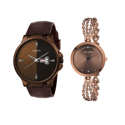 Matrix EVERBOND Analog Couple Watches For Men & Women