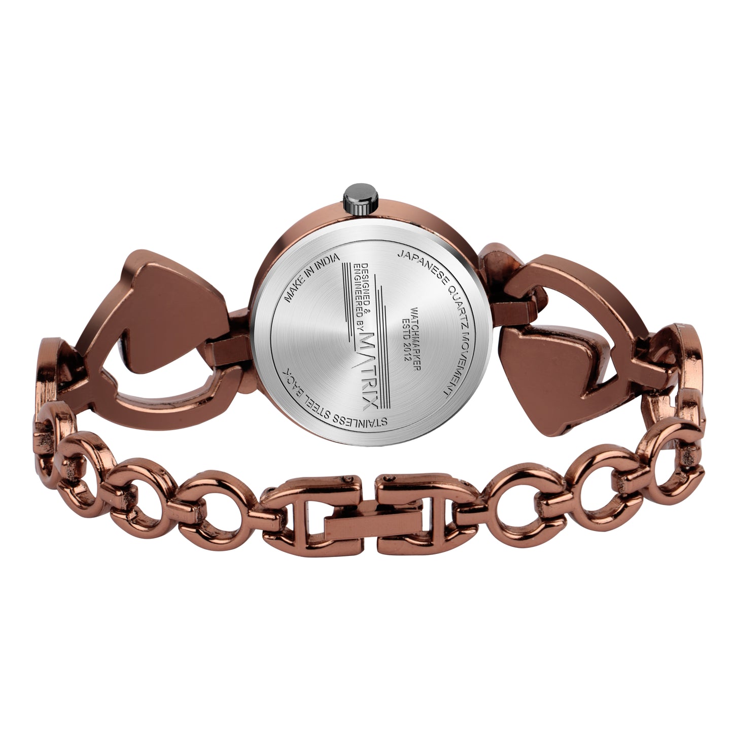 Matrix DAISY Stone Studded Bracelet Analog Watch for Women