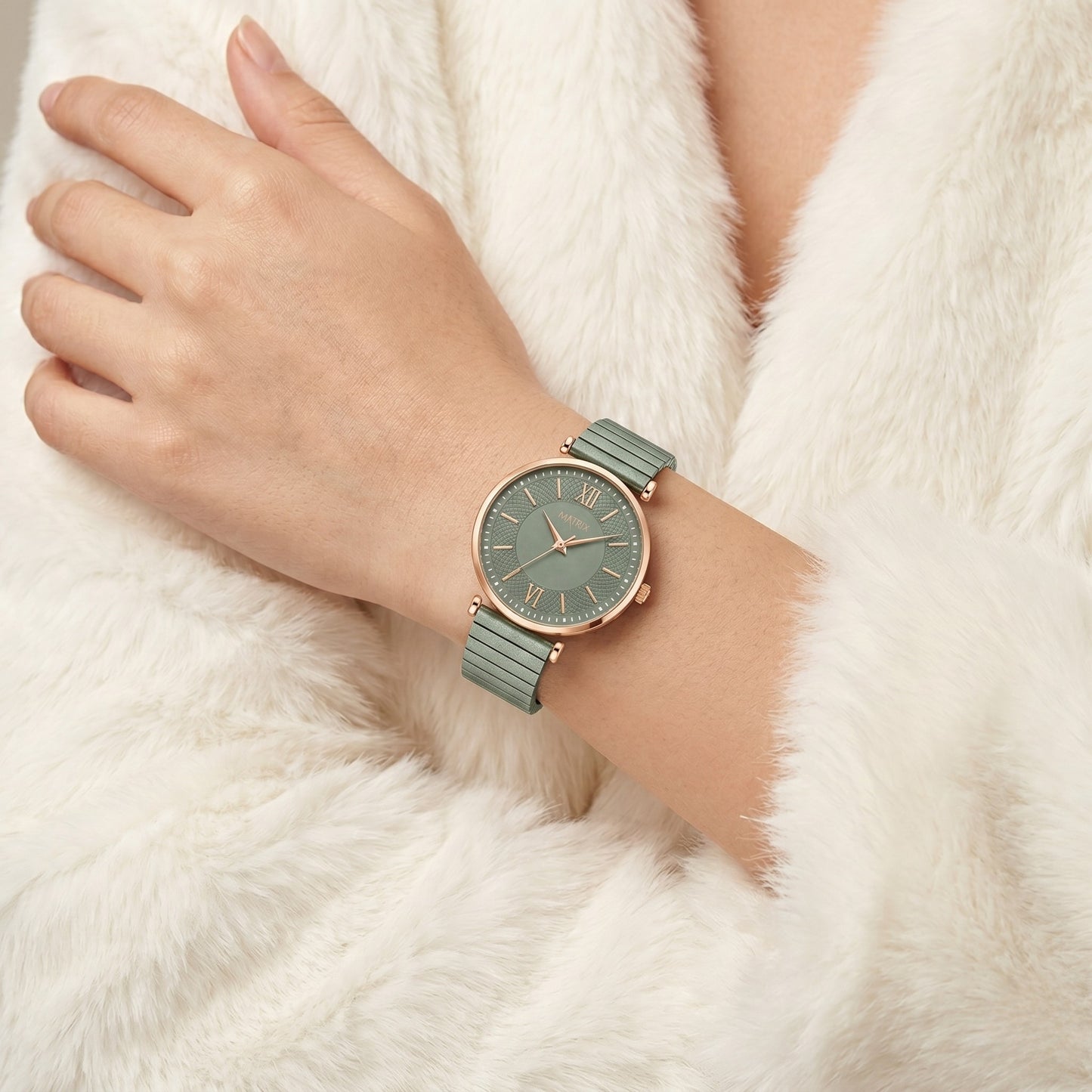 Matrix Bloom Collection Women's Analog Wrist Watch