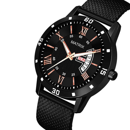 Matrix Heritage Analog Day & Date Watch for Men