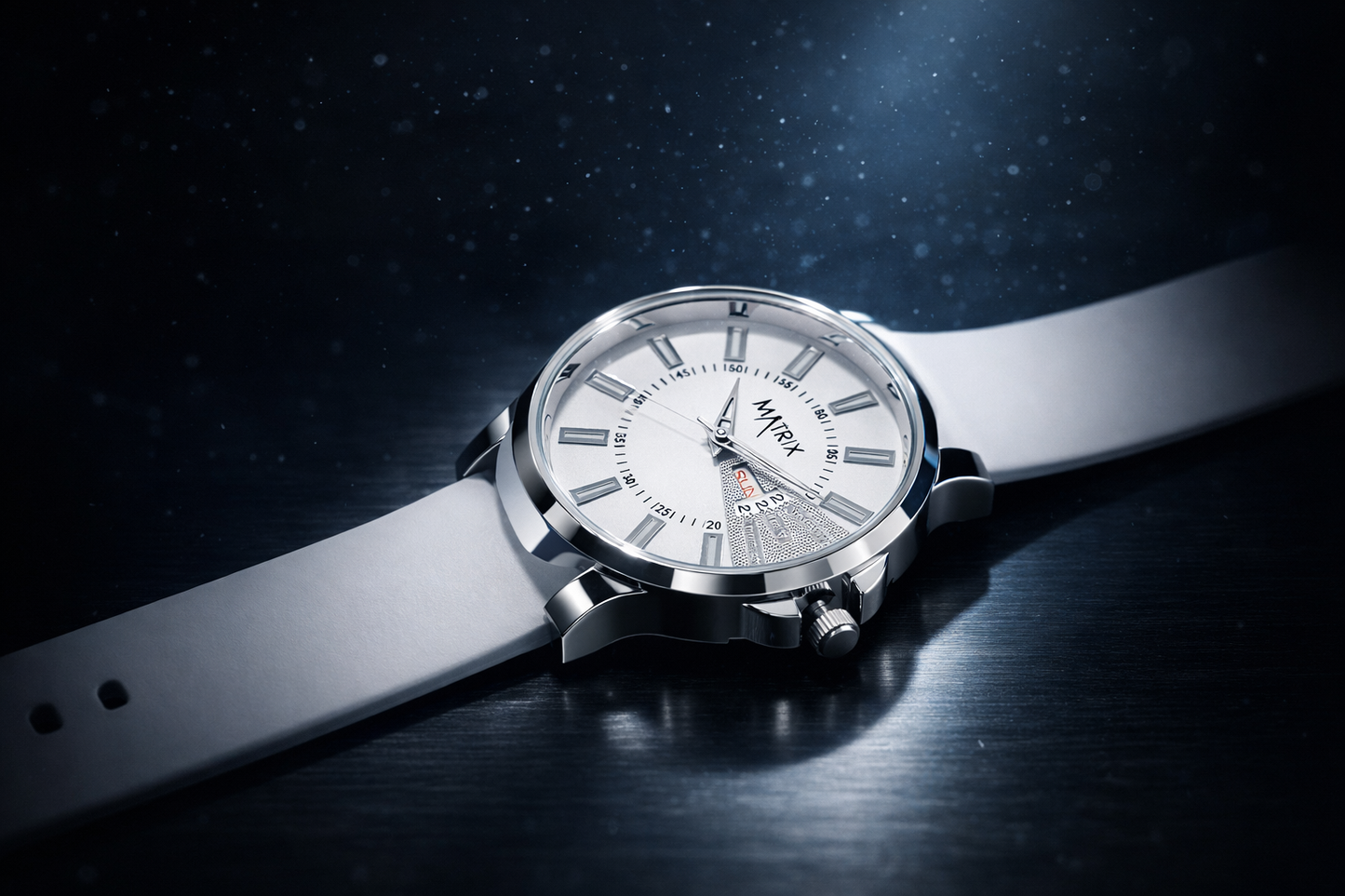 Matrix ELITE Day & Date Silicone Strap Analog Watch For Men & Boys