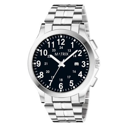 Matrix Classic Date Edition With Stainless Steel Strap Analog Watch for Men