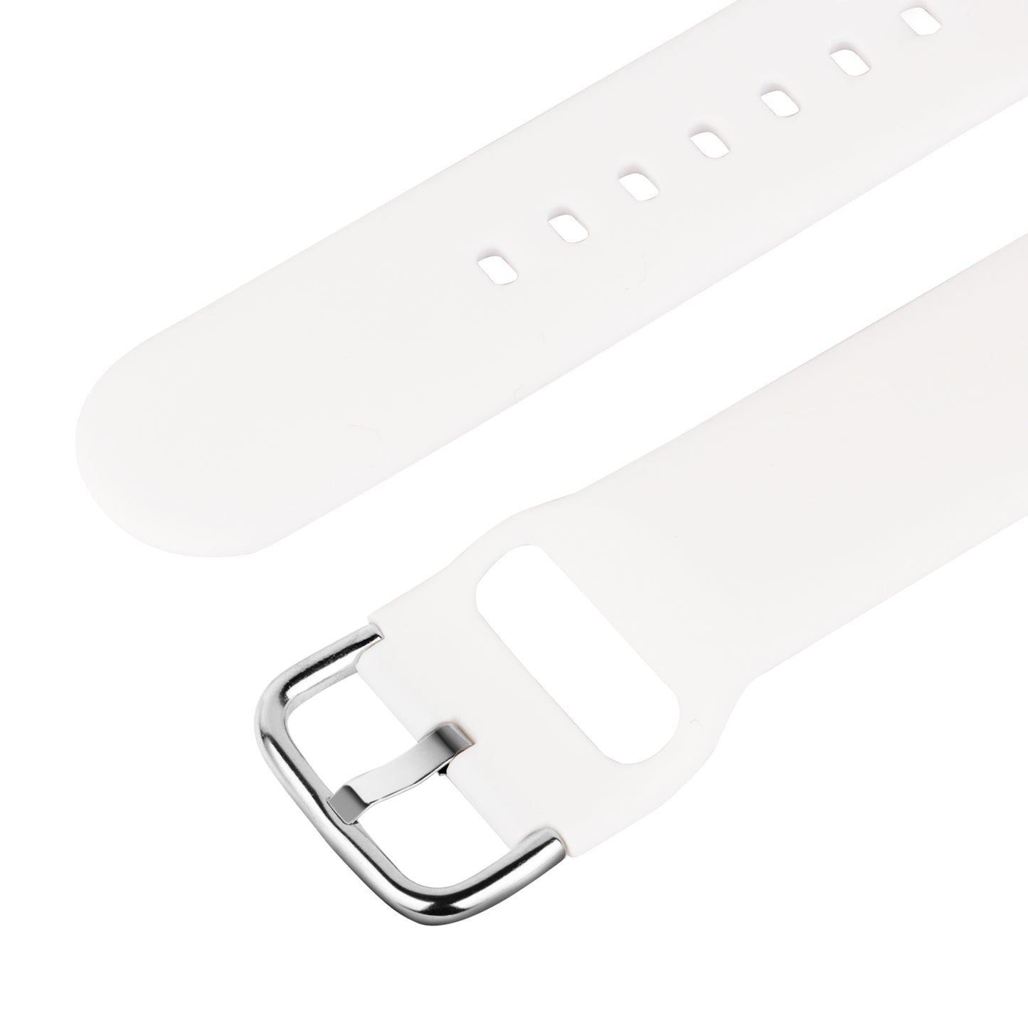Matrix Accessorize 22MM Silicone Loop Strap (Colour : White)
