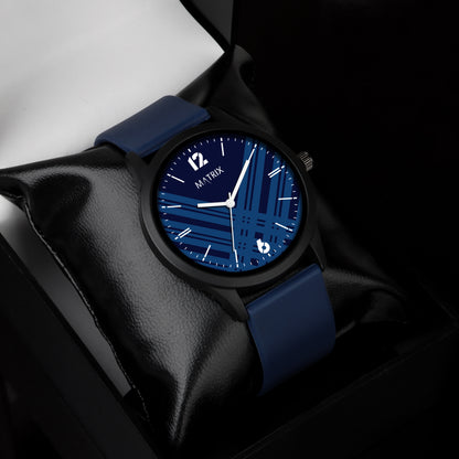 Matrix Classic Dial Silicone Strap Analog Watch for Men