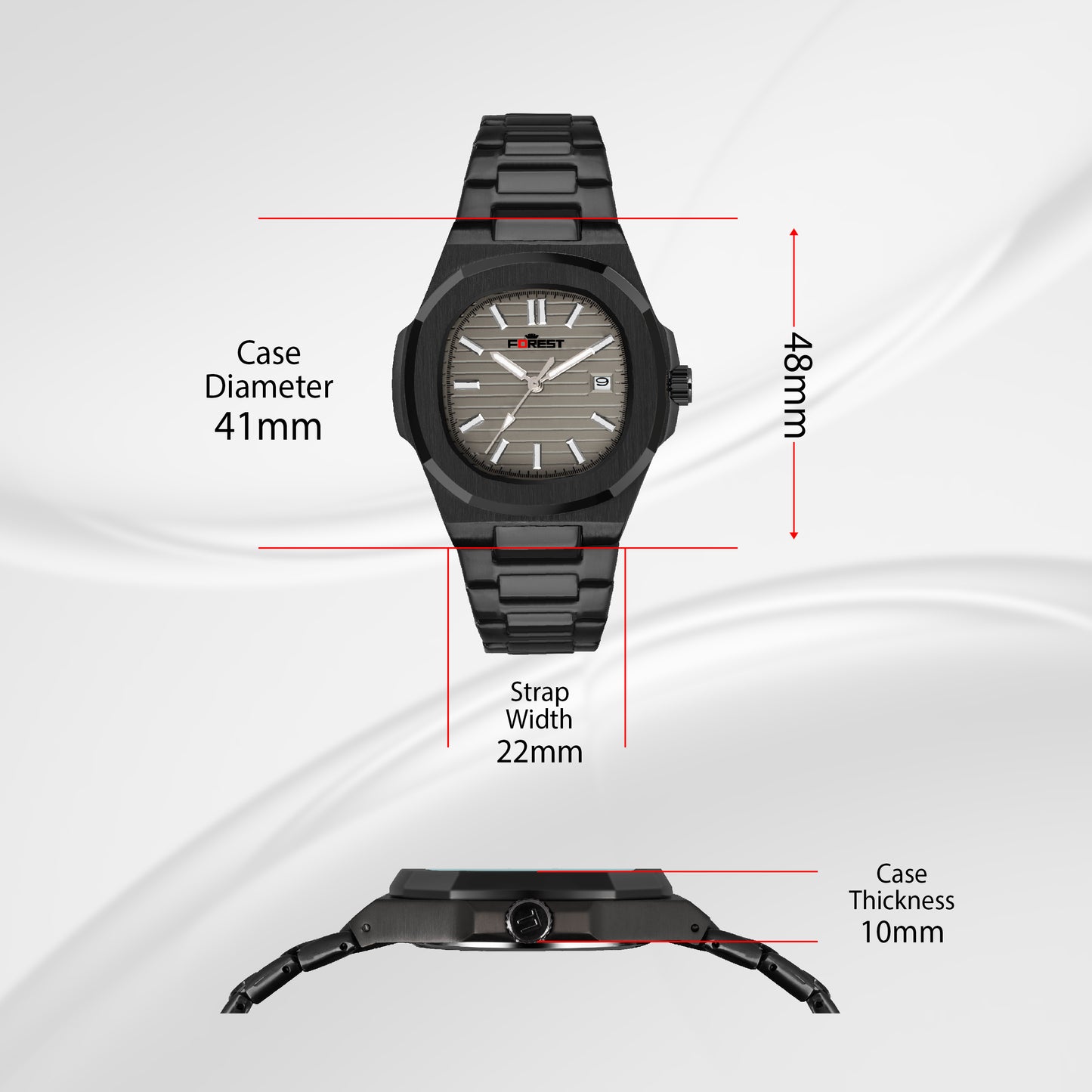 MATRIX Forest Vortex Analog Watch for Men & Boys