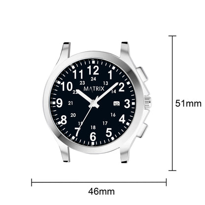 Matrix Classic Date Edition With Stainless Steel Strap Analog Watch for Men