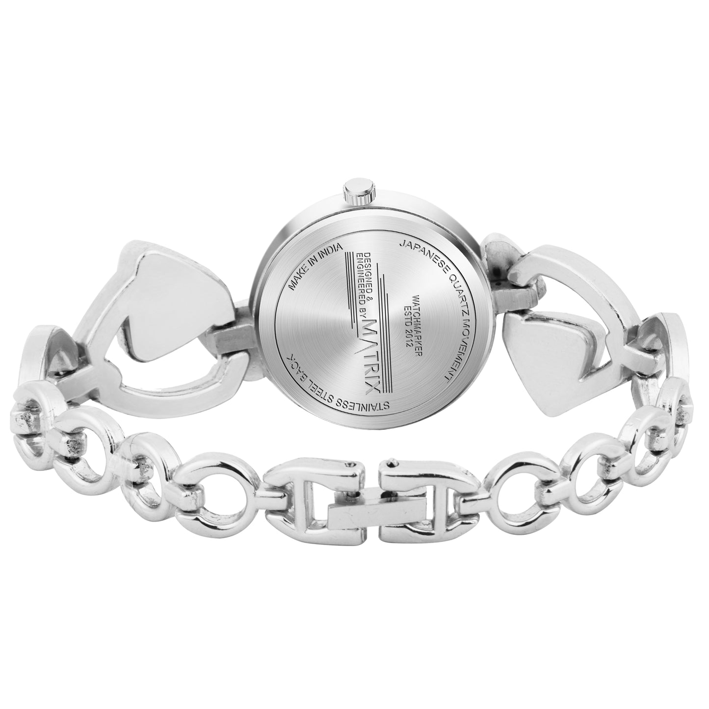 Matrix DAISY Stone Studded Bracelet Analog Watch for Women