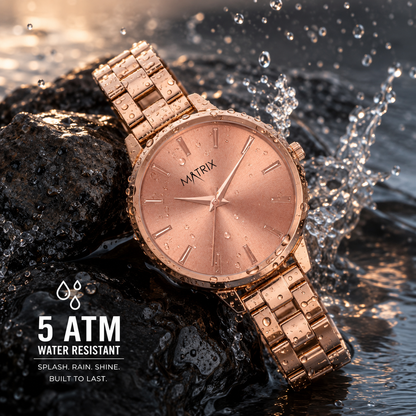 Matrix Bloom Collection Women's Analog Wrist Watch
