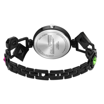 Matrix DAISY Stone Studded Bracelet Analog Watch for Women