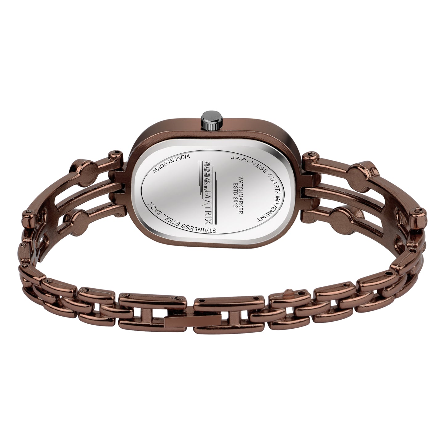 Matrix DAISY Stone Studded Bracelet Analog Watch for Women