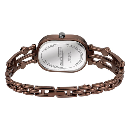 Matrix DAISY Stone Studded Bracelet Analog Watch for Women