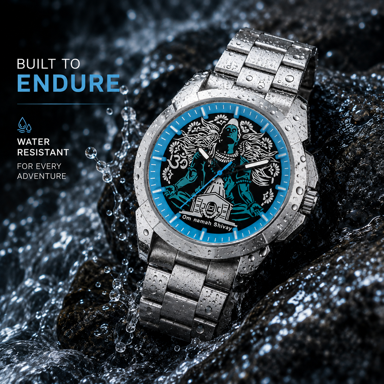 Matrix DIVINE LORD SHIVA Stainless Steel Analog Watch For Men