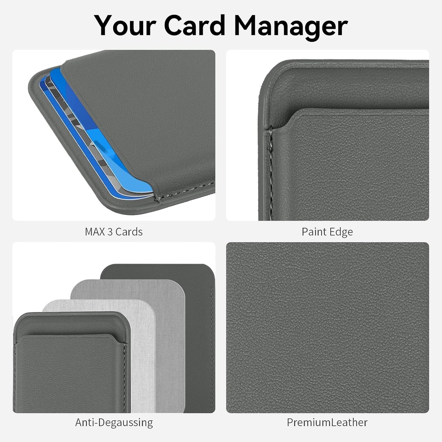 MATRIX MAG SAFE WALLET| GENUINE LEATHER