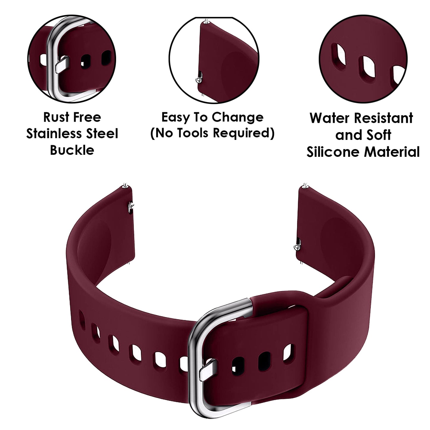 Matrix Accessorize 22MM Silicone Loop Strap