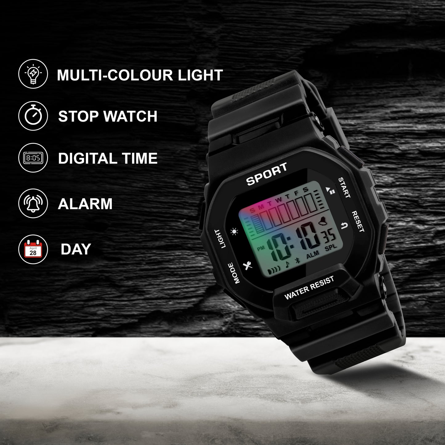 Matrix Sportz Digital Silicone Strap Watch for Kids