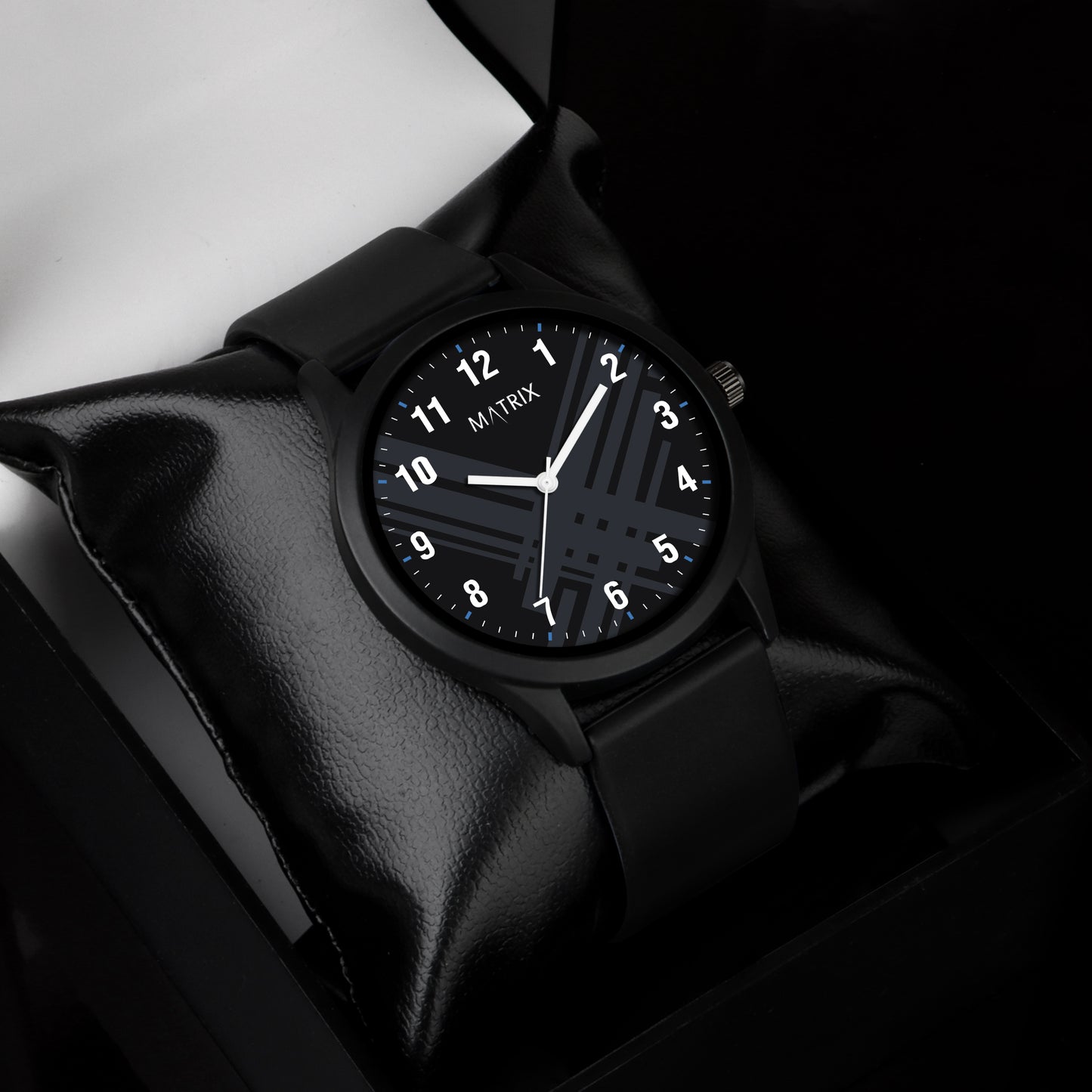 Classic Silicone Strap Analog Watch for Men