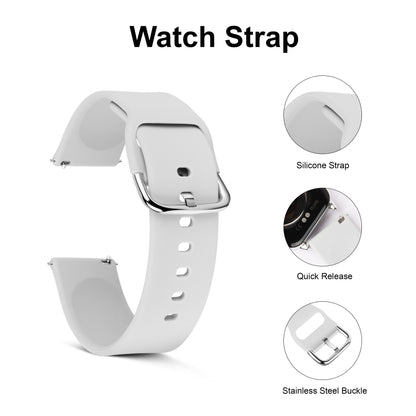 Matrix Accessorize 22MM Silicone Loop Strap (Colour : Grey)