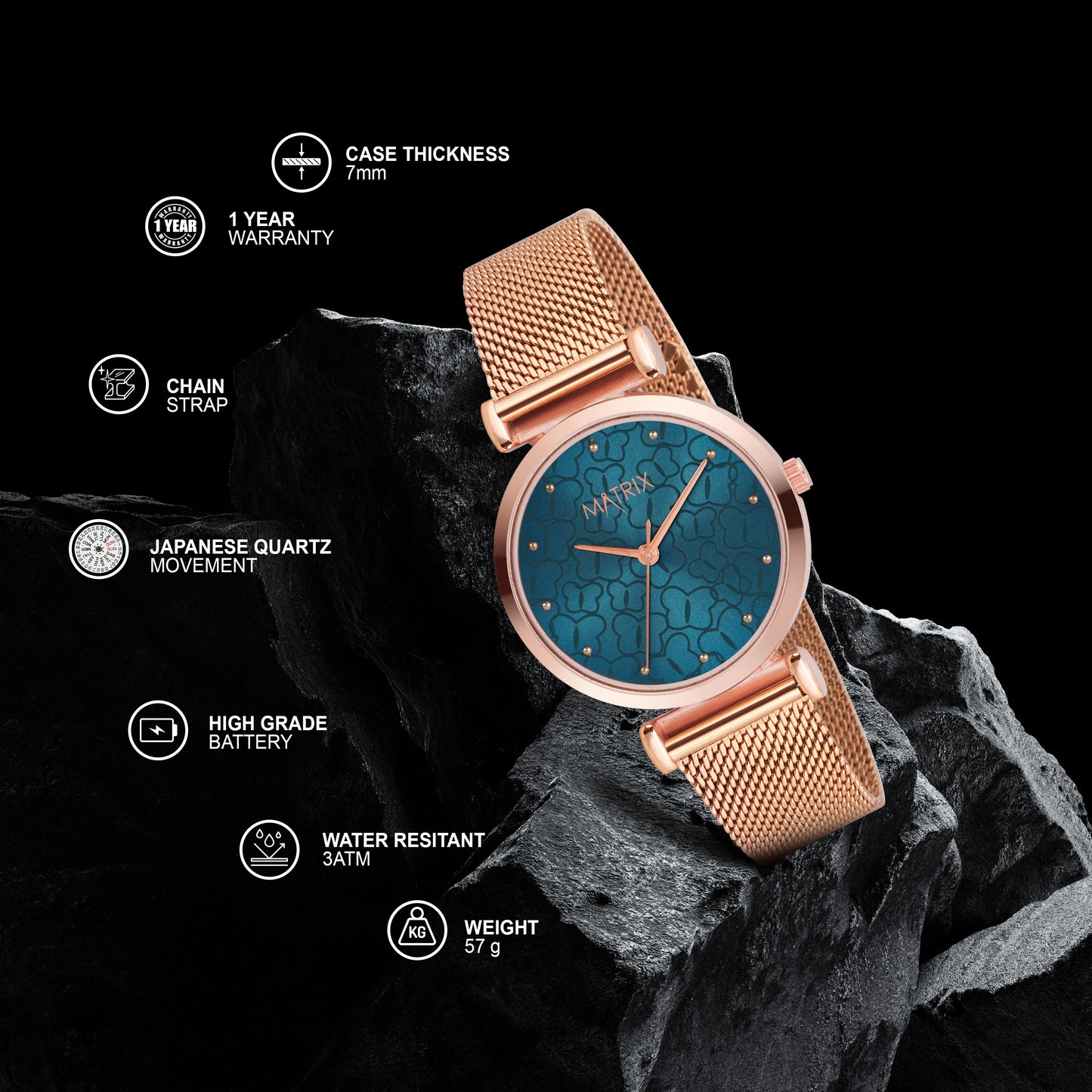 DAISY Bracelet Analog Watch for Women