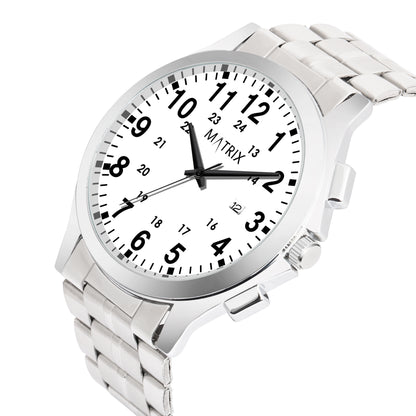 Matrix Classic Date Edition With Stainless Steel Strap Analog Watch for Men