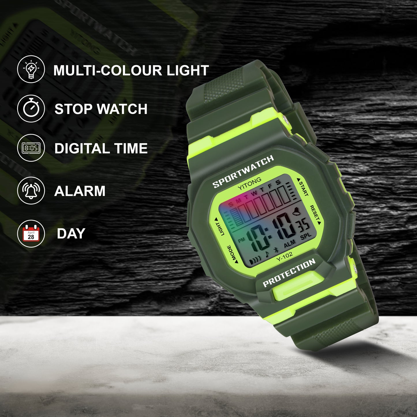 Matrix Sportz Digital Silicone Strap Watch for Kids