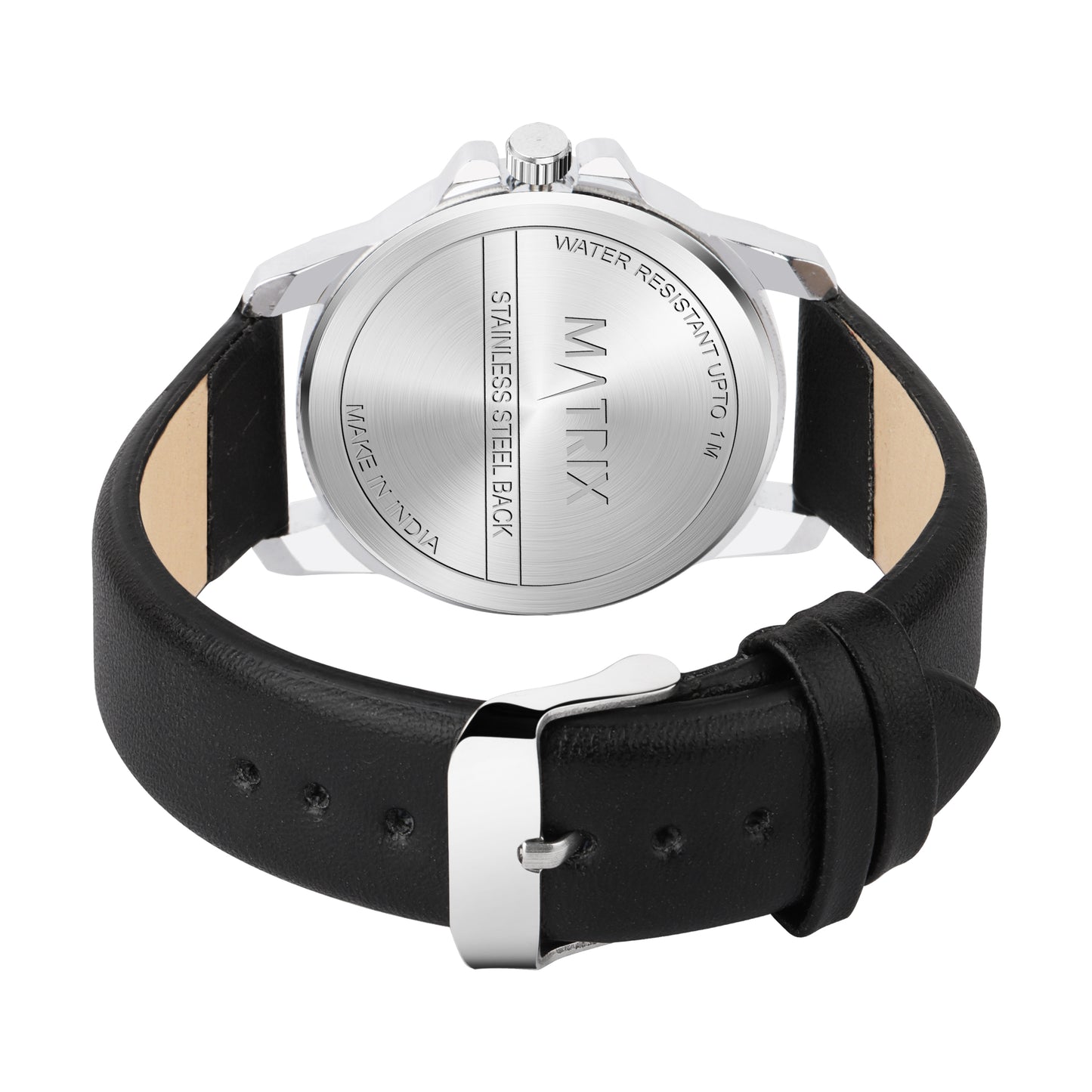 Matrix Hype Day & Date With Leather Strap Analog Watch For Men