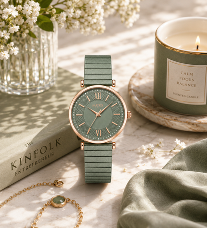 Matrix Bloom Collection Women's Analog Wrist Watch