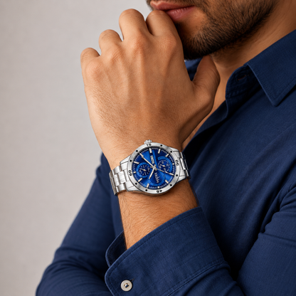 Matrix Superior Day & Date With Stainless Steel Strap Analog Watch For Men