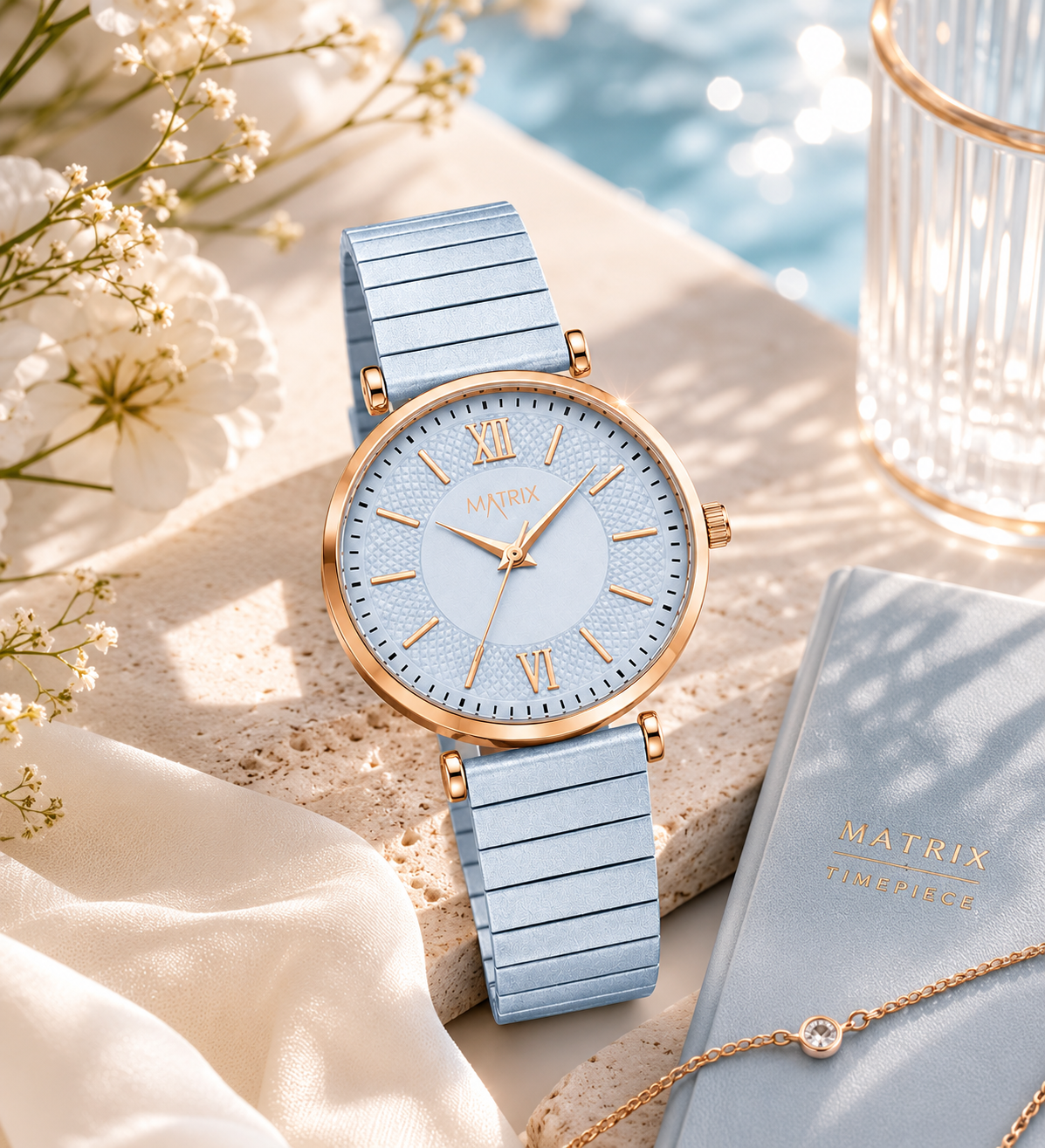 Matrix Bloom Collection Women's Analog Wrist Watch