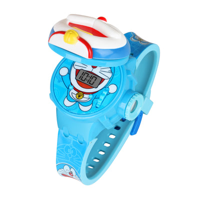 Matrix Doraemon 3D Heads Up 6 Image Projector Watch for Kids