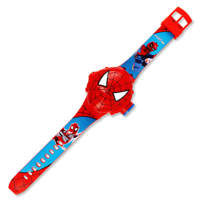 Matrix Spiderman 3D Heads Up 6 Image Projector Watch for Kids