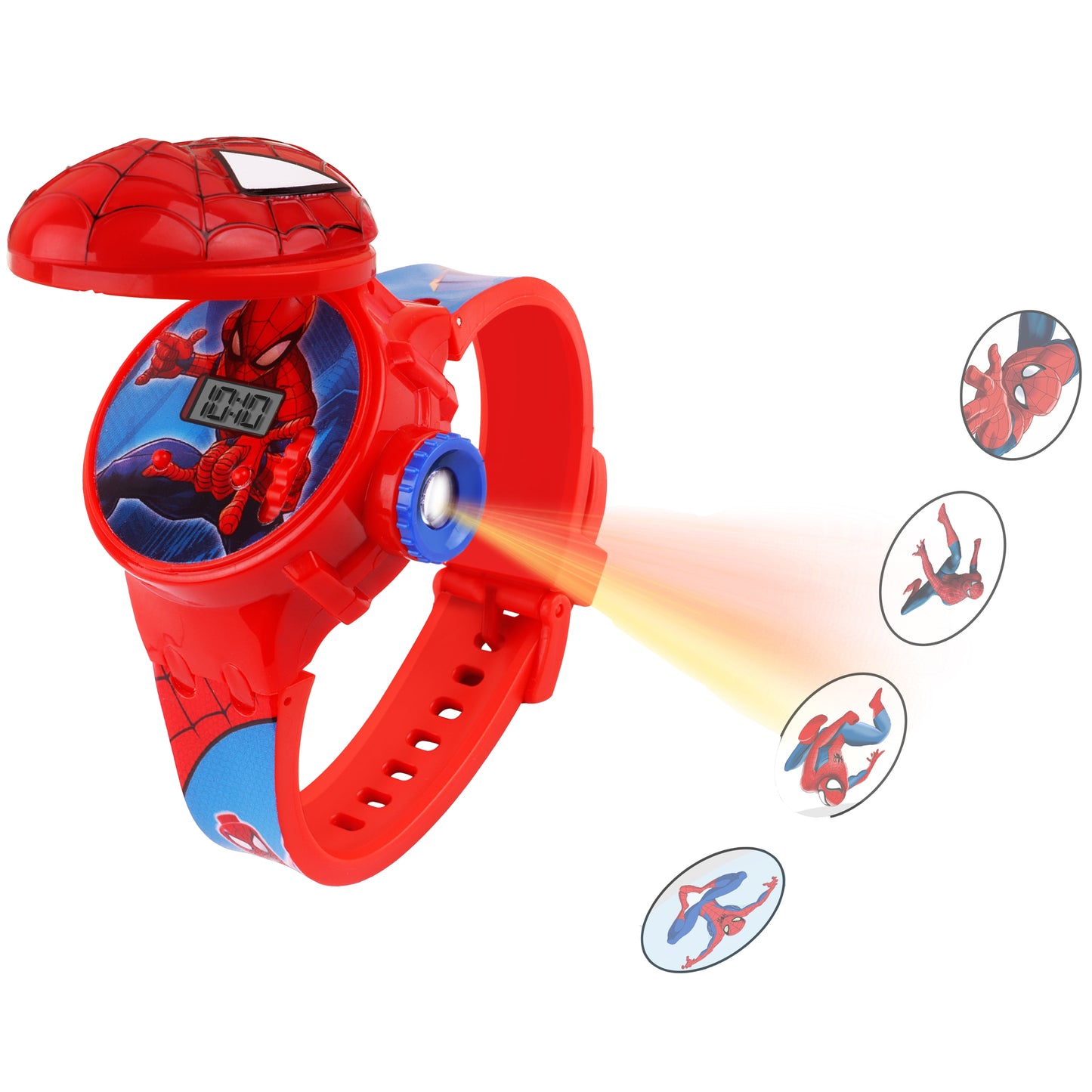 Matrix Spiderman 3D Heads Up 6 Image Projector Watch for Kids