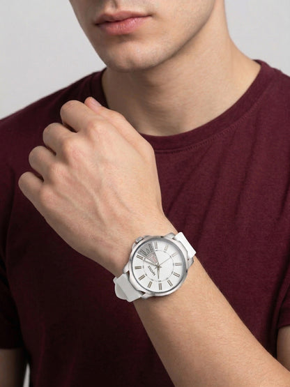 Matrix ELITE Day & Date Silicone Strap Analog Watch For Men & Boys