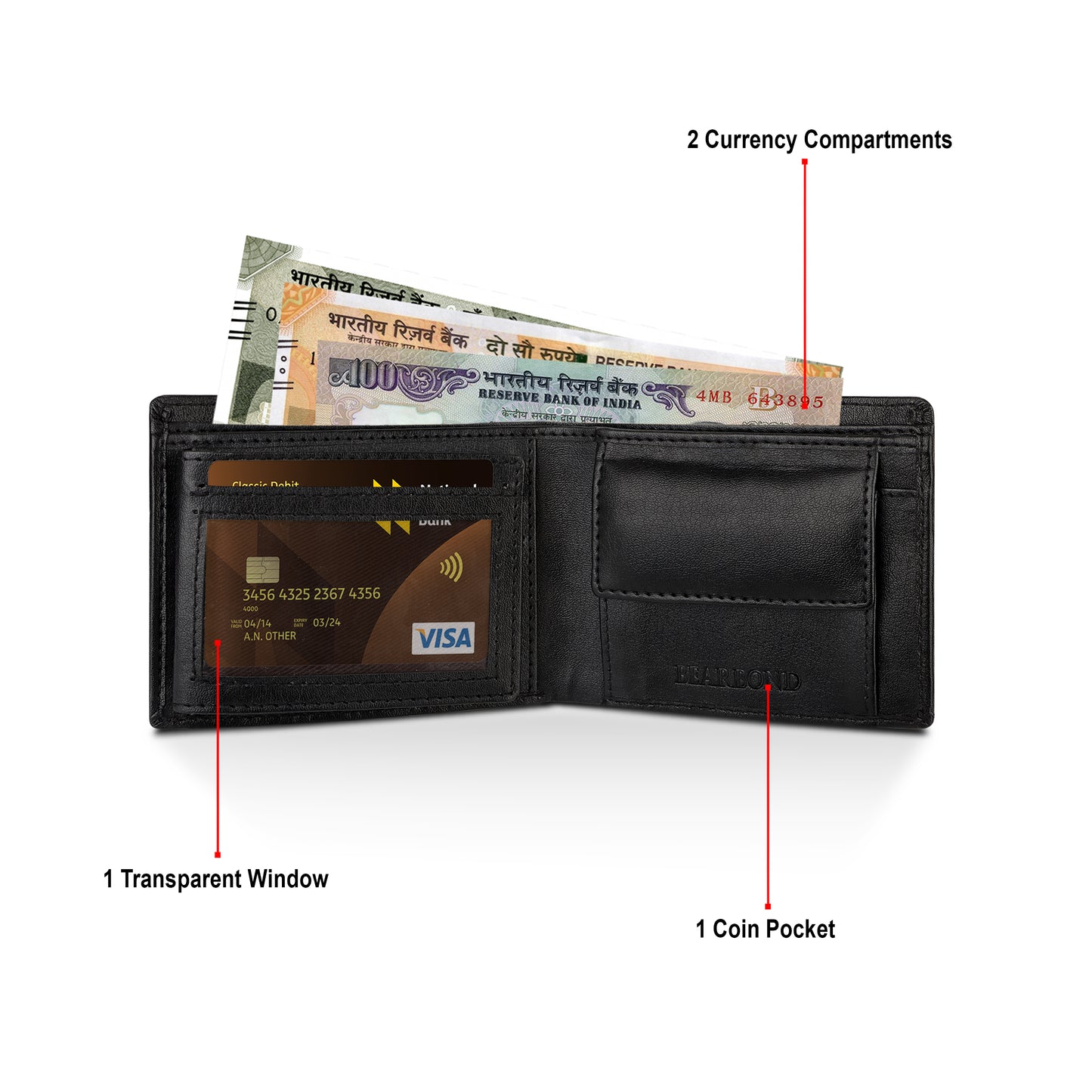 MATRIX X BEARBOND GENUINE LEATHER WALLET