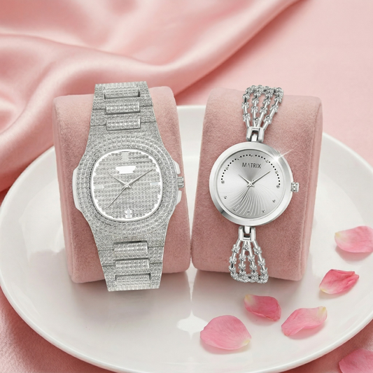 Matrix EVERBOND Analog Couple Watches For Men & Women