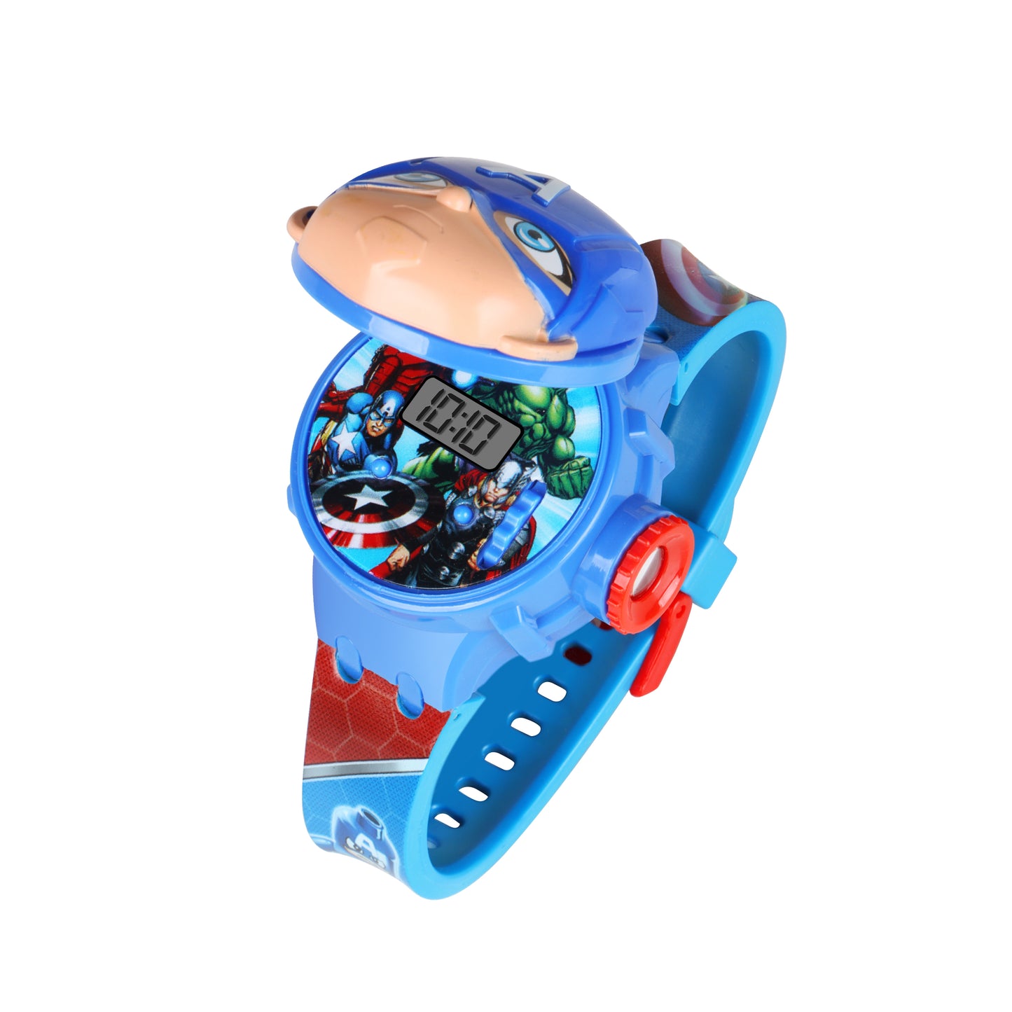 Matrix Captain America 3D Heads Up 6 Image Projector Watch for Kids