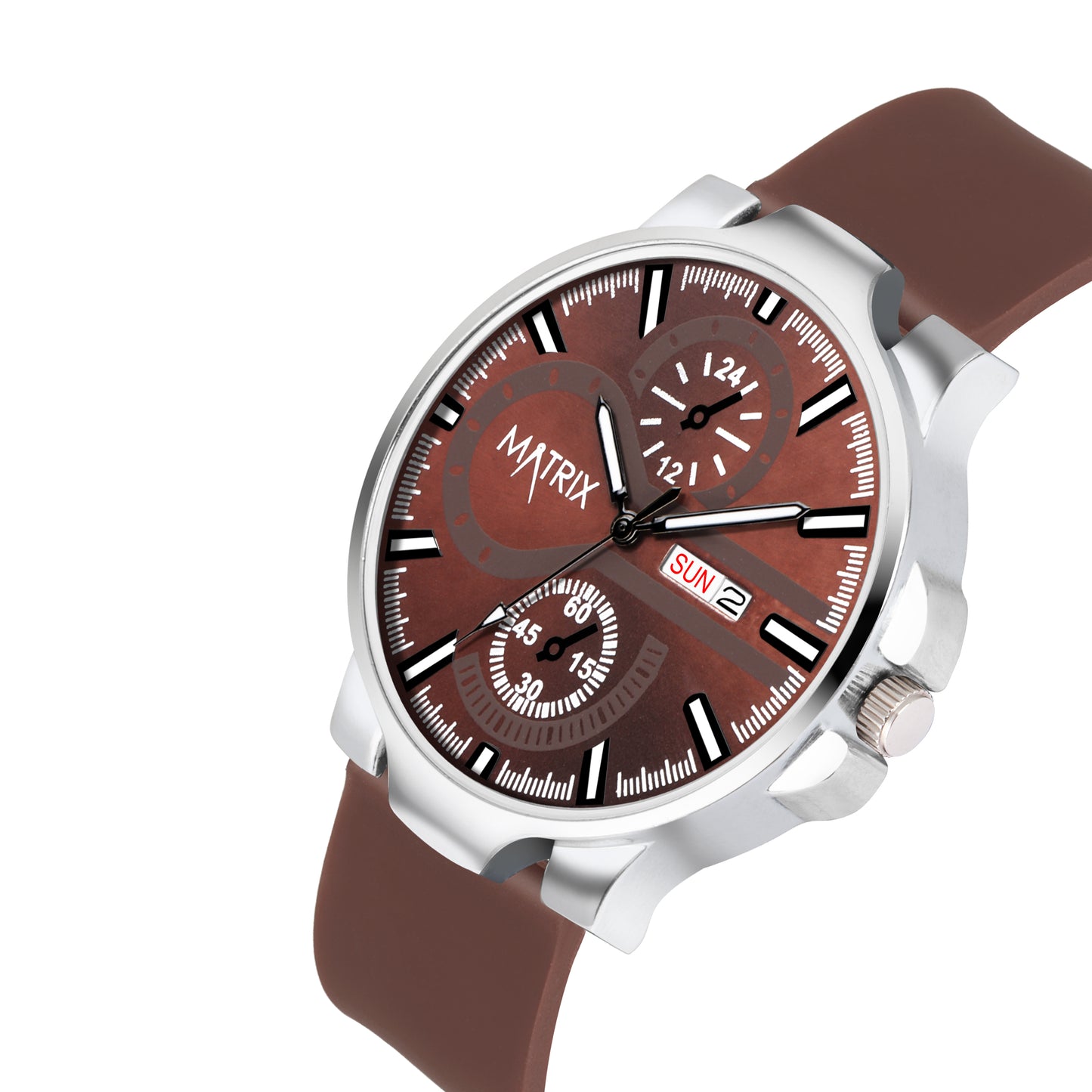 Matrix SUPERIOR 2.0 Day & Date Silicone Strap Analog Watch For Men & Boys