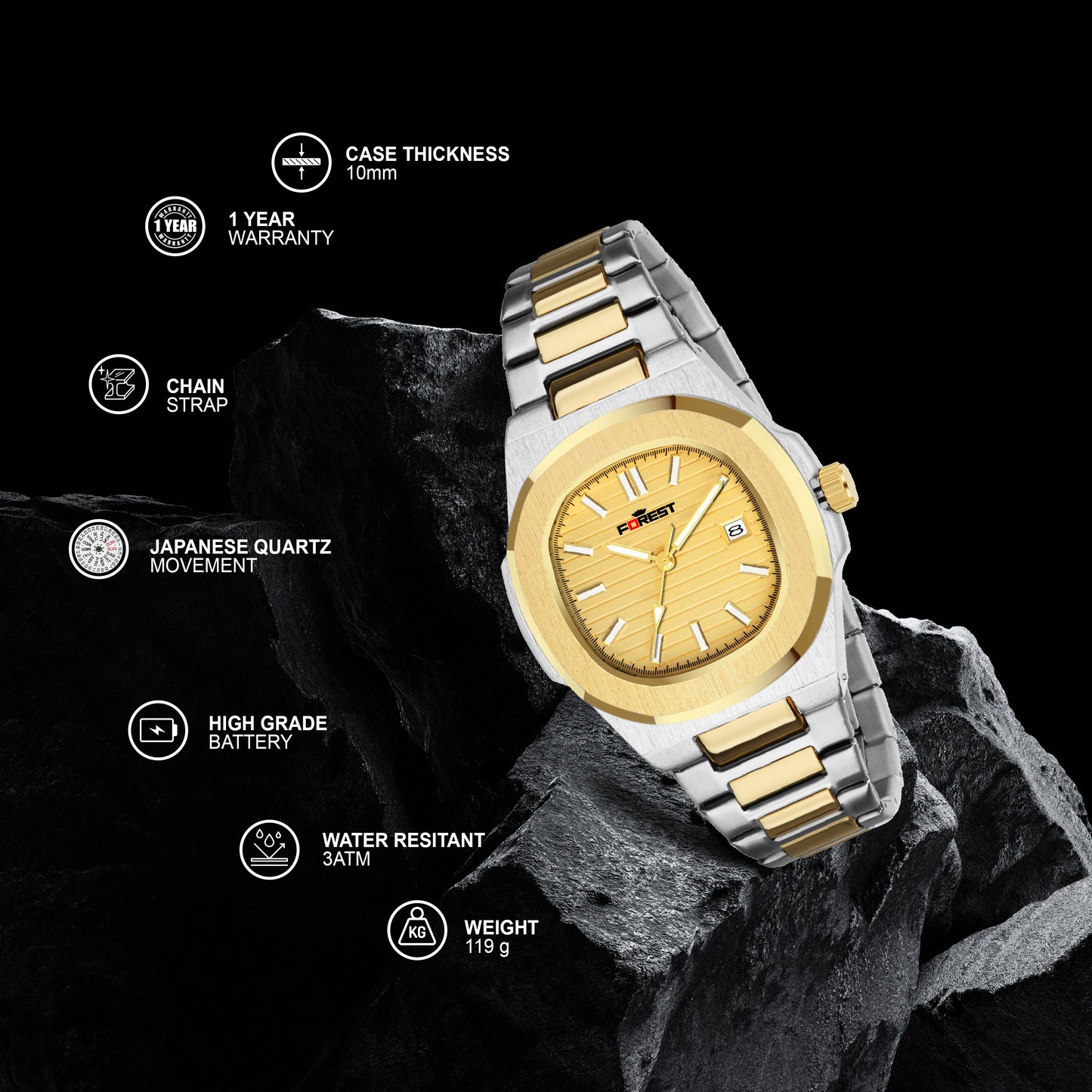 MATRIX Forest Vortex Analog Watch for Men & Boys